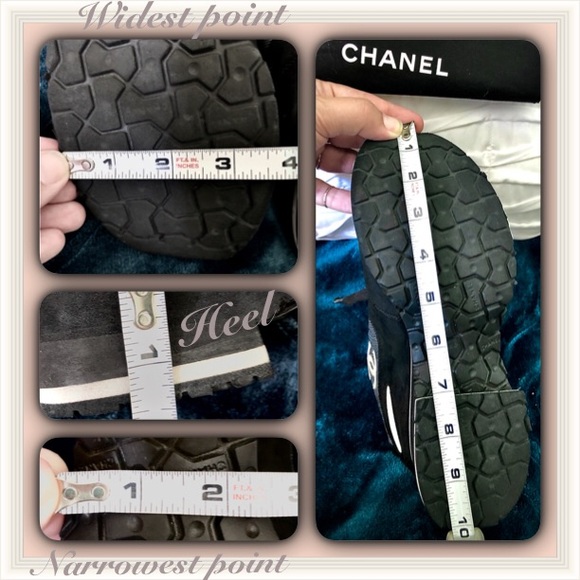 * SOLD @ AUCTION * CHANEL Vintage Sneakers - Picture 4 of 8